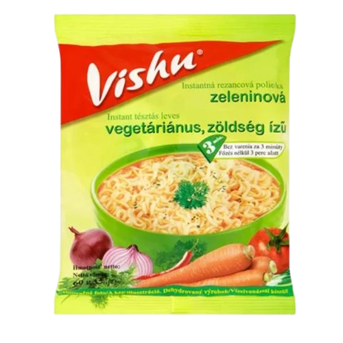 VISHU zöldséges tésztás leves 60g