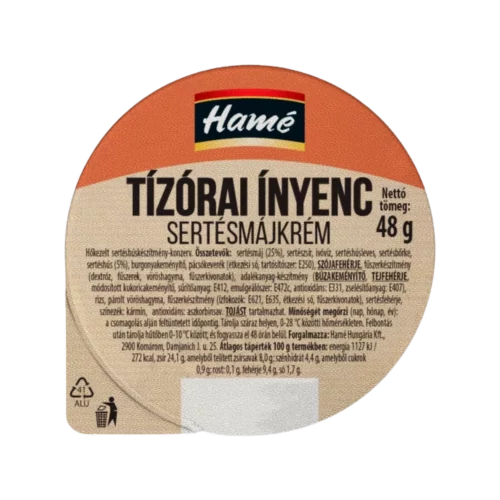 Hamé tízórai ínyenc sertéspástétom 48g