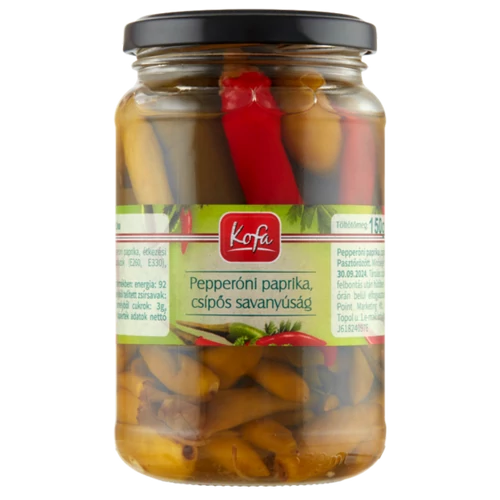 Kofa pepperoni paprika csípős 350g