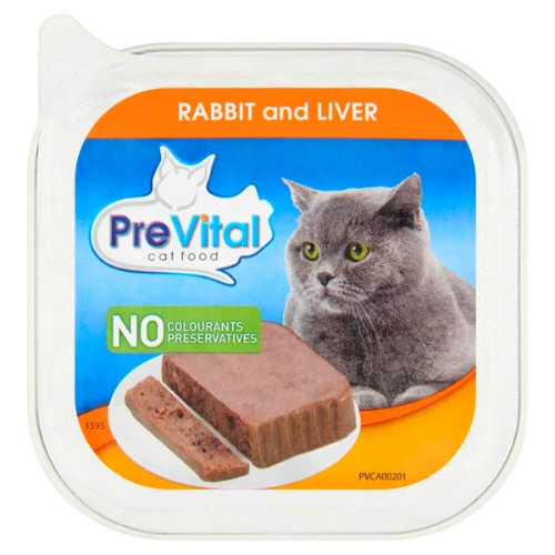 PreVital macska 100g nyúl-máj