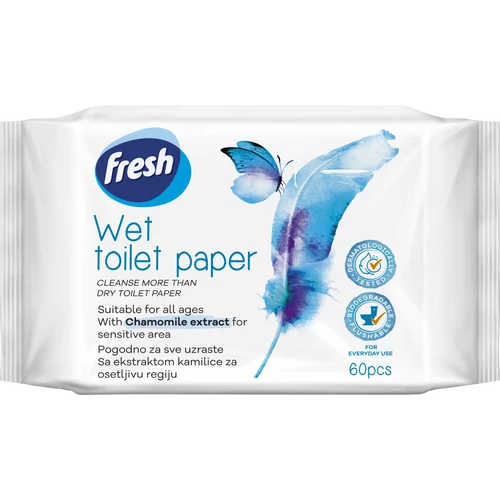 FRESH Deluxe nedves WC papir 60db