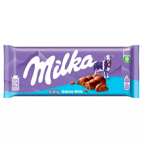 Milka 90g Bubbly Milk tejcsoki