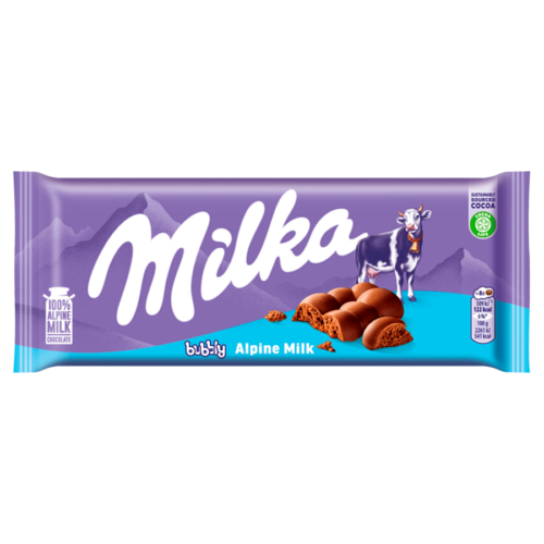 Milka 90g Bubbly Milk tejcsoki