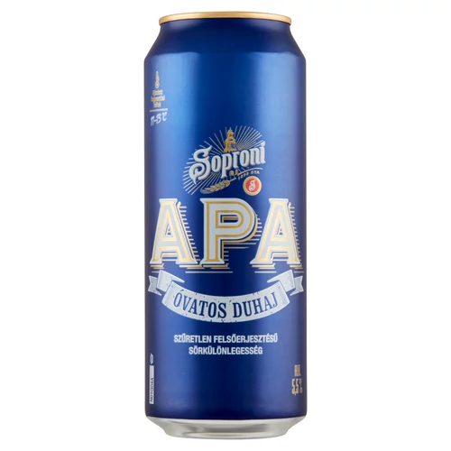 Soproni Óvatos Duhaj APA 0,5l 5,5% dobozos sör DRS