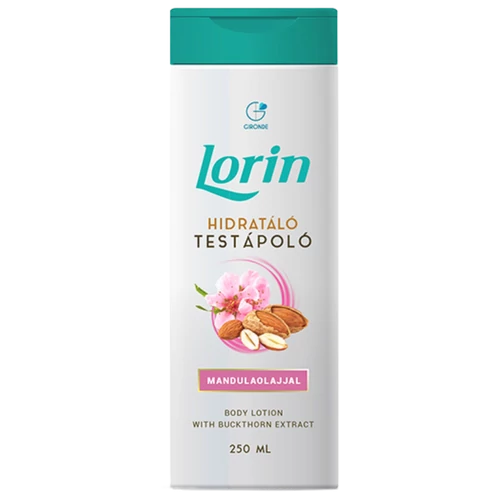 Lorin hidratáló testápoló Mandula olajjal 250ml