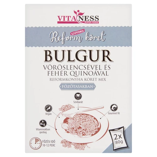Paco Szupermix ref. köret Bulgur vöröslencsével és fehér quinoával 160g