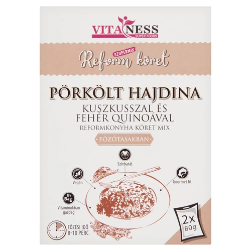 Paco Vitaness Pörkölt hajdina 2x80g kuszkusszal és fehér quinoával