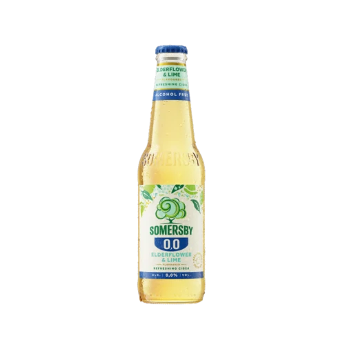Somersby Elderflower&amp;lime 0,33l 0% üveges DRS