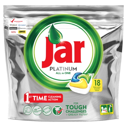 Jar mosogatógép tabletta 17db PLAT-PLUS Lemon