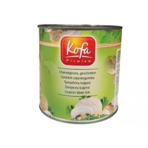 Kofa szeletelt csiperkegomba 2650ml 2550g/1200g