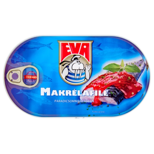 Eva Makrélafilé paradicsommártásban 170g