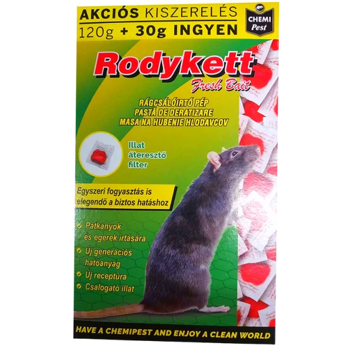 Rodykett patkányirtó granulátum 150g
