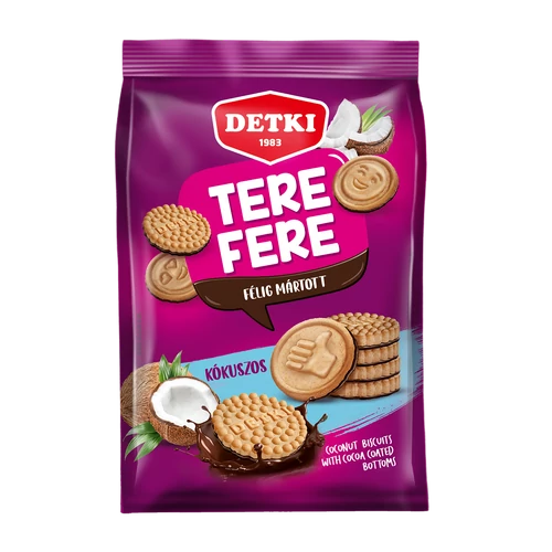 Detki Tere-Fere kókuszos étbevonós 150g félig mártott