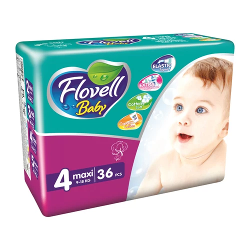 Flovell nadrágpelenka Maxi4 (9-18kg)36db