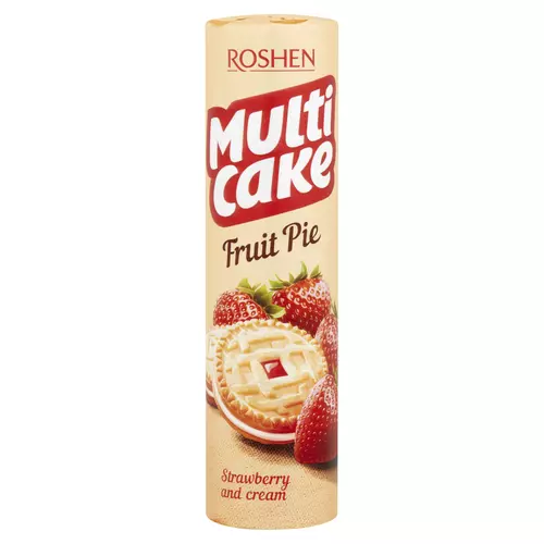 Roshen Multicake eper-és tej ízü töltelékkel 195g
