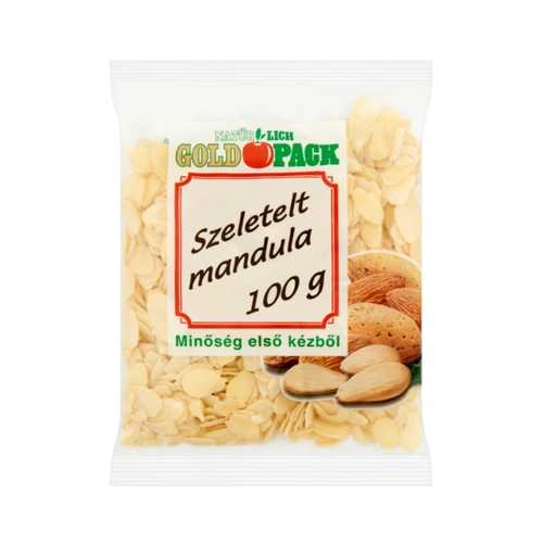 GoldPack szeletelt mandula 100g