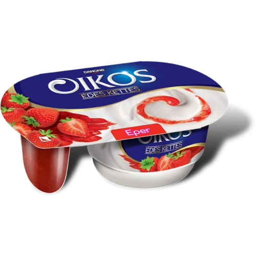 Oikos édeskettes epres 118g