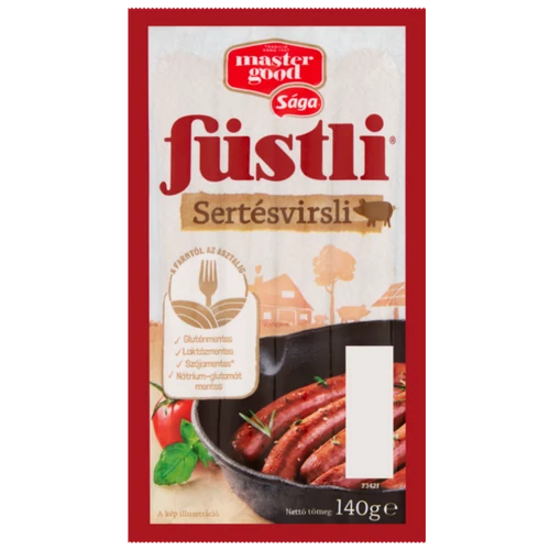 Sága füstli Sertés virsli 140g