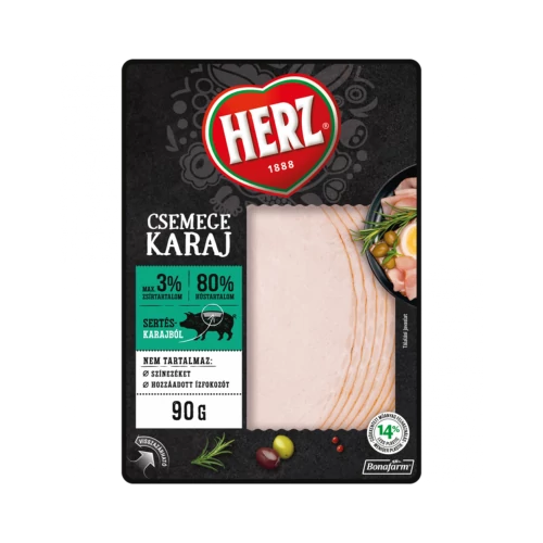 Herz Gála csemege karaj 90g