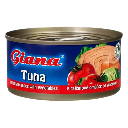 Giana Tonhalsaláta paradicsomos, zöldséggel 185g