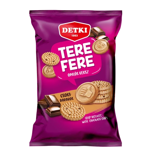 Detki Tere-Fere édes keksz csokidarabos 150g