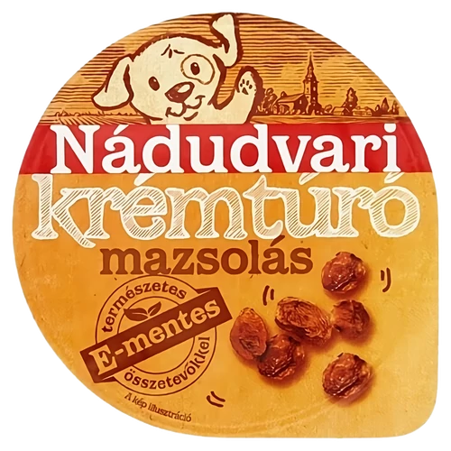 Nádudvari krémtúró 90g mazsolás