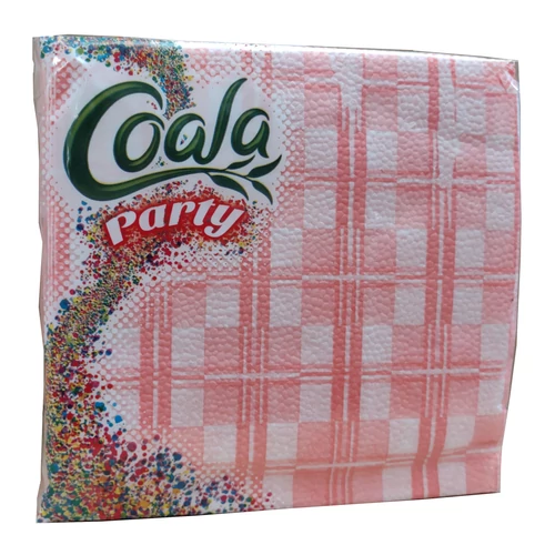 Coala Party szalvéta 80db-os 1rtg. kockás 33x33cm 100% cellulóz