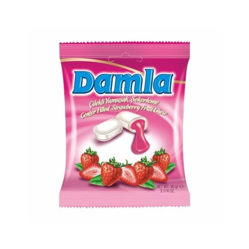 Damla SourTubes Eper ízű gumicukor35g