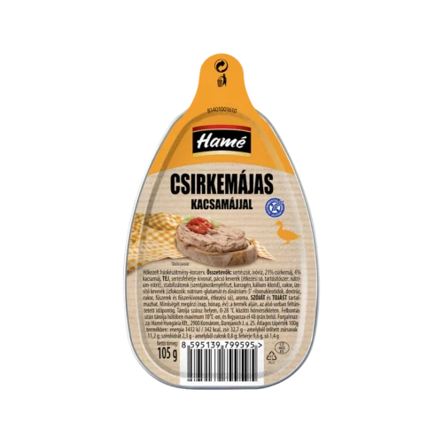 Hamé csirkemájas kacsamájjal 105g