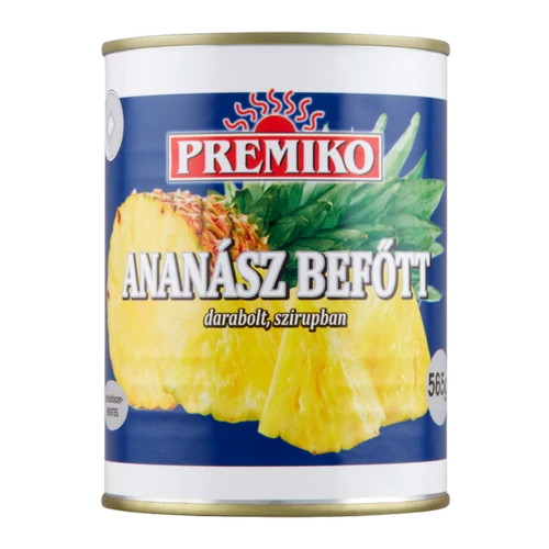 Premiko Ananászbefőtt darabolt, tépőzáras 580ml