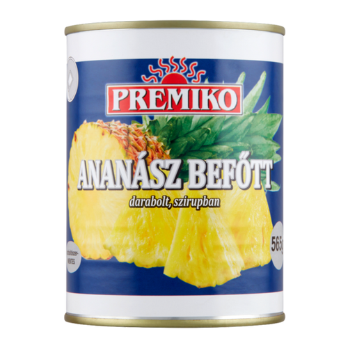 Premiko Ananászbefőtt darabolt, tépőzáras 580ml
