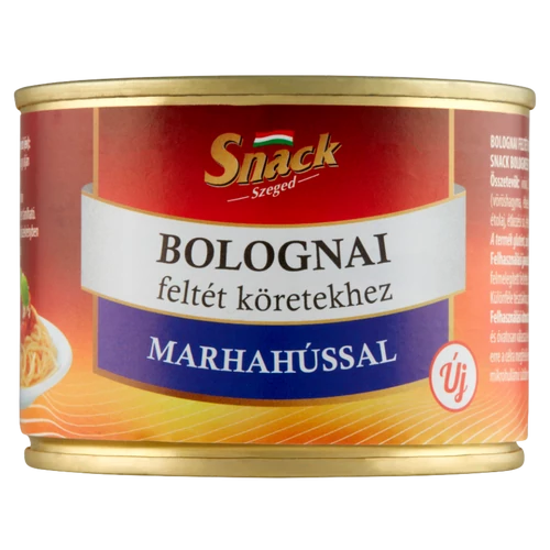 Szegedi Snack bolognai feltét köretekhez marhahússal 200g
