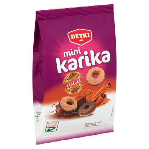 Detki mini karika fahéjas étbevonóval mártott 160g