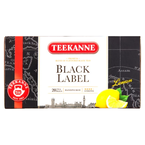 Teekanne 33g Black Classic lemon