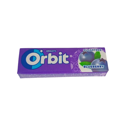 Orbit Blueberry drazsérágó 14g