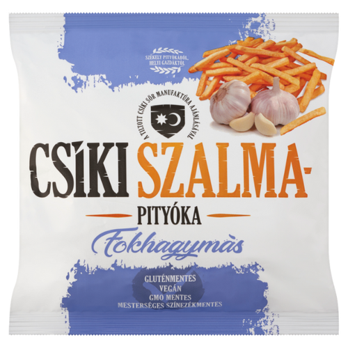 Csíki szalmapityóka 70g Fokhagymás