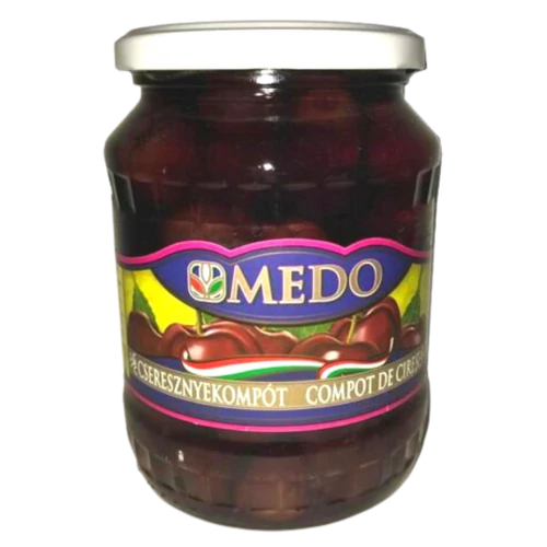 Medo cseresznyebefőtt magos, egész 720ml 600/320g