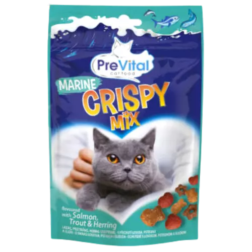 PreVital macska snack 60g marine crispy mix