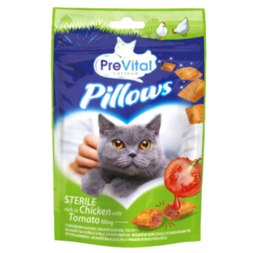 PreVital macska snack 60g csirke/paradicsom steril pillow