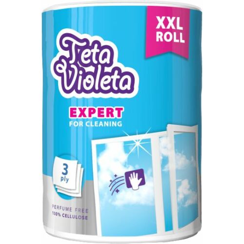 Violeta háztartási papírtörlő ablak-tükör 3rtg/1tek.