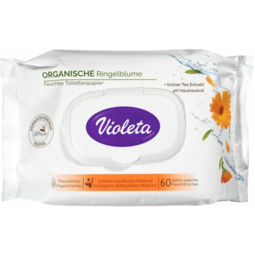 Violeta nedves toalettpapír 60db, sensitive antiallergén