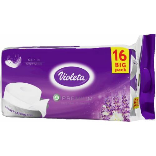 Violeta toalettpapír 16tek/3rtg. levendula-vanília