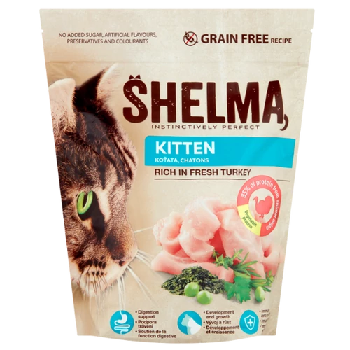 Shelma Macska 750g Junior pulyka, száraz