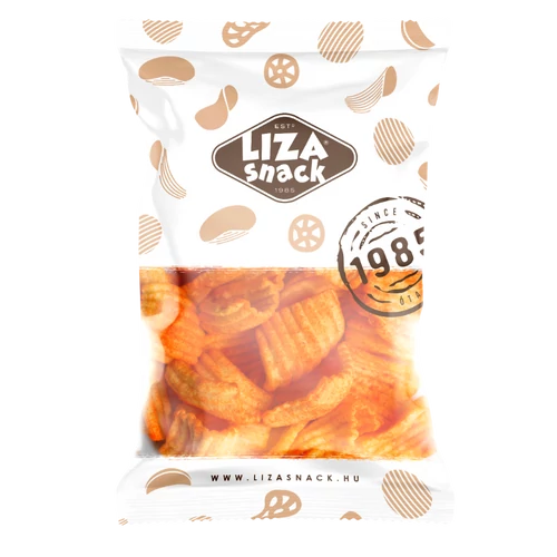 Liza Burgonya Snack hullám 30g BBQ
