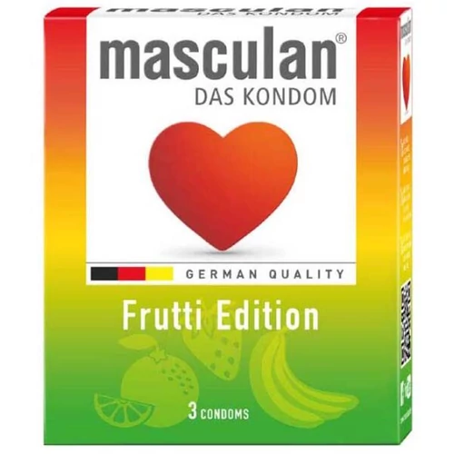 Masculan 3db-os óvszer Fruit Edition