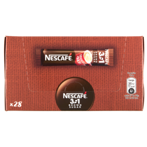 Nescafé 3in1 Barna cukor 28x16,5g