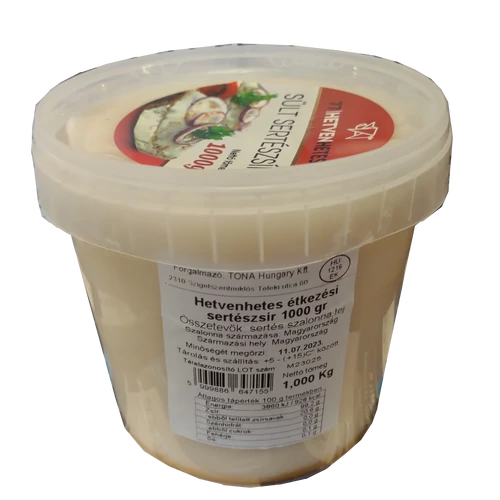 Hetvenhetes sült zsír 1kg vödrös