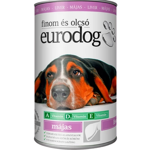 Euro Dog Kutyakonzerv 415g máj