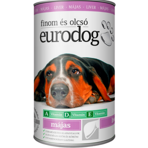 Euro Dog Kutyakonzerv 415g máj