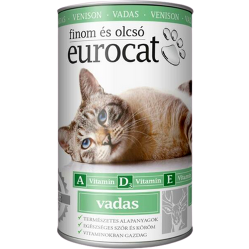 EuroCat Macskakonzerv 415g Vad